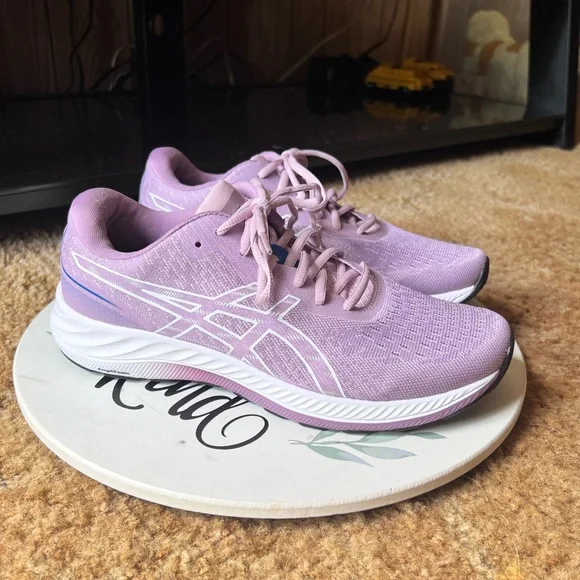 Women’s ASICS GEL-EXCITE 9 running athletes sneakers Barely Rose/White size 10. - Picture 4 of 17